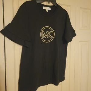 Michael Kors Black signature t shirt